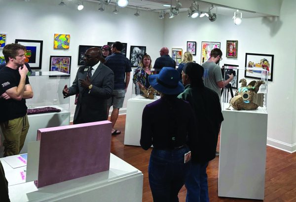 Gallery114 sparked much discussion and interest from the community at the recent student art show.  
